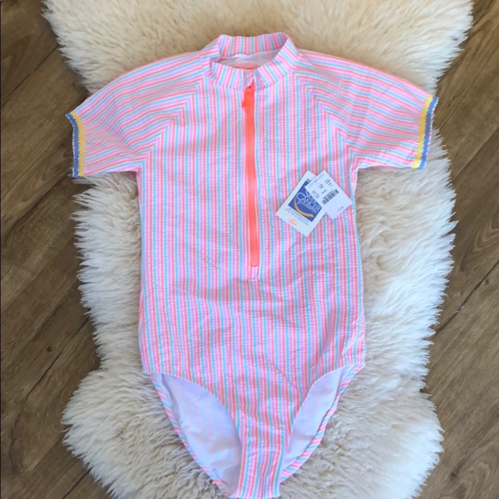 Crew Cuts Rash Guard One Piece swim suit